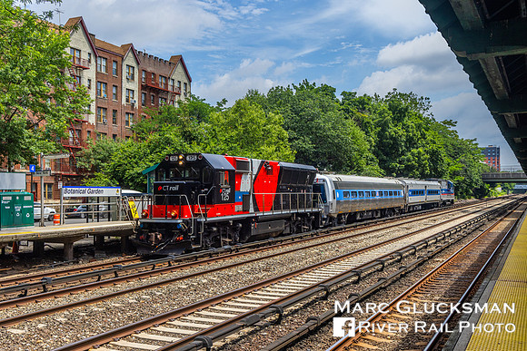 MTA Metro-North Railroad, Geometry Train, MNCW 106 125 DOTX 216, Botanical Gardens, Bronx, New York