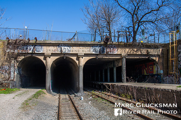 New York & Atlantic Railway NYA, Bay Ridge Tunnel, Brooklyn, New York