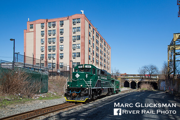 New York & Atlantic Railway NYA 300 at Bay Ridge Tunnel, Brooklyn, New York