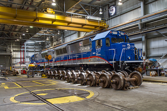 MTA Staten Island Railway BMEX 777 (BL20G), Clifton Shop, Staten Island, New York