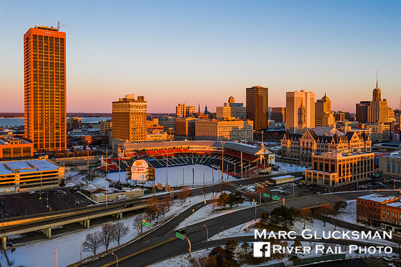 Buffalo, New York at Sunrise