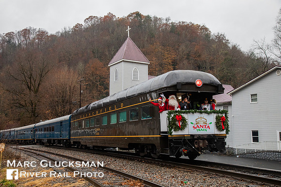 Clinchfield 100, 2019 CSX Santa Train, Dante, Virginia