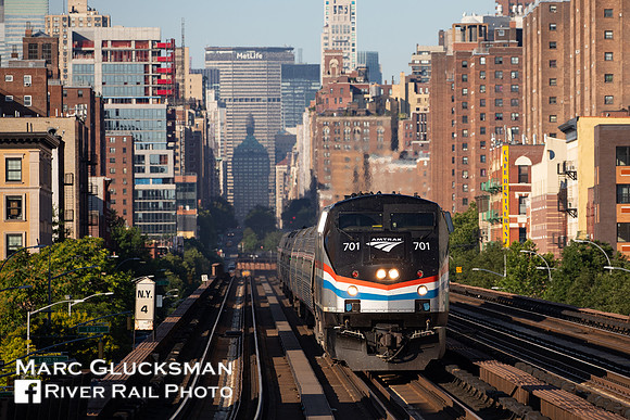 Amtrak Empire Service to Grand Central Terminal, Harlem-125 Street, New York, New York
