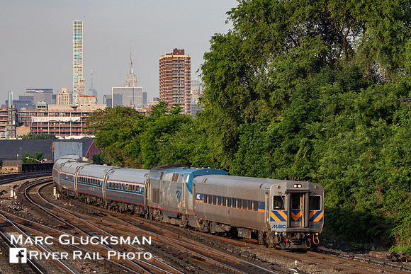 Amtrak Empire Service to Grand Central Terminal, Mott Haven, Bronx, New York