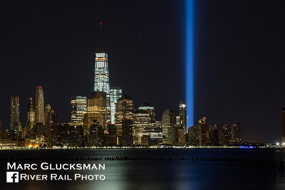 911 Tribute In Light, Hoboken, New Jersey