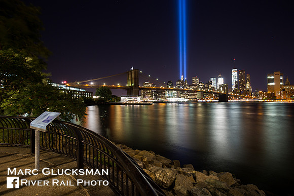 911 Tribute In Light, Brooklyn, New York