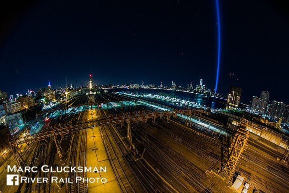 911 Tribute In Light, Hoboken, New Jersey
