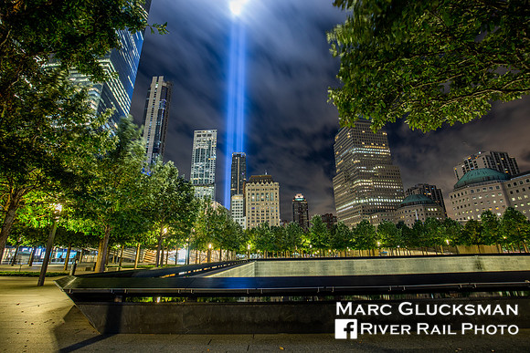911 Tribute In Light, Reflecting Pool, New York, New York