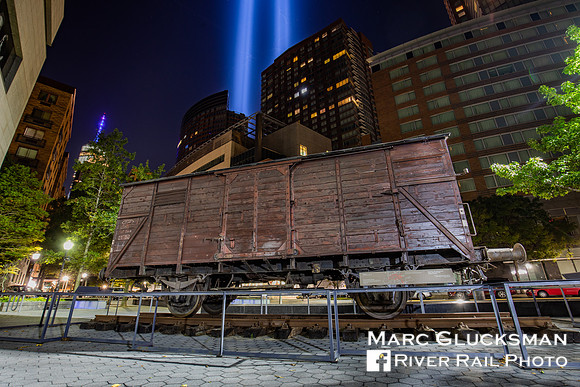 911 Tribute In Light, Holocaust Museum, New York, New York
