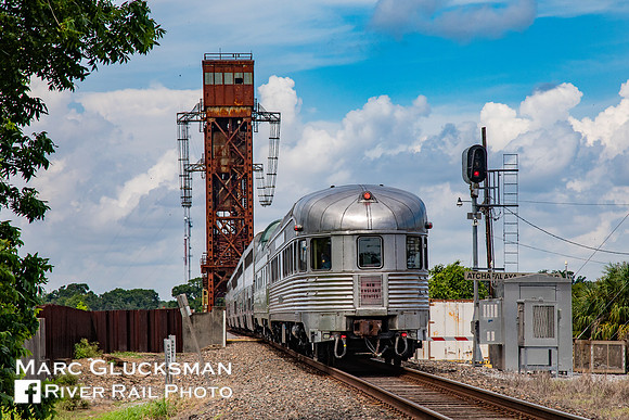 Webb Rail former New York Central car "Babbling Brook" near Berwick Bay, Morgan City, Louisiana