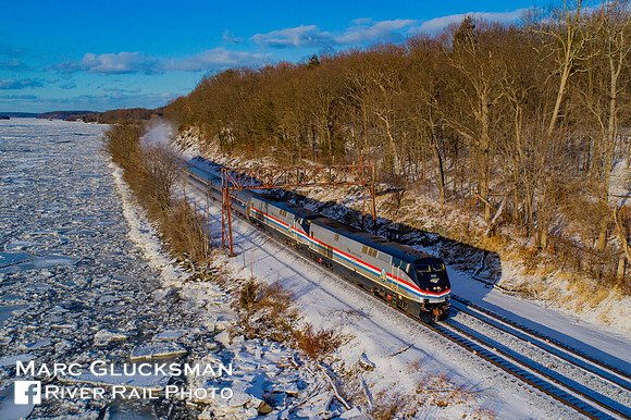 Amtrak Empire Service - Hyde Park, New York