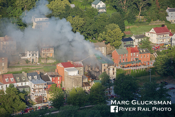 July 23, 2015 Harpers Ferry Fire, Harpers Ferry, West Virginia