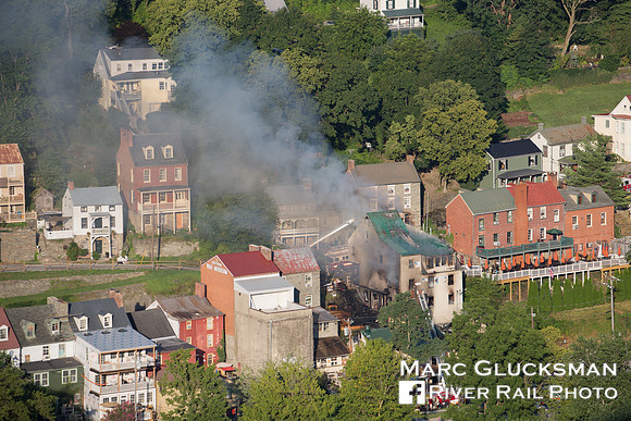 July 23, 2015 Harpers Ferry Fire, Harpers Ferry, West Virginia