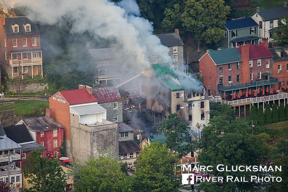 July 23, 2015 Harpers Ferry Fire, Harpers Ferry, West Virginia
