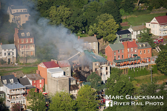July 23, 2015 Harpers Ferry Fire, Harpers Ferry, West Virginia