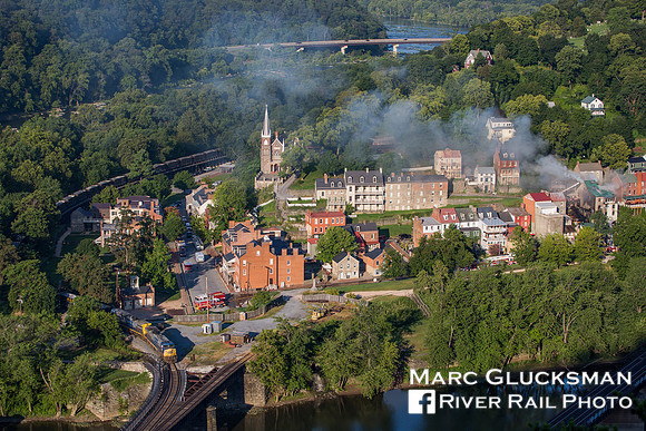 July 23, 2015 Harpers Ferry Fire, Harpers Ferry, West Virginia