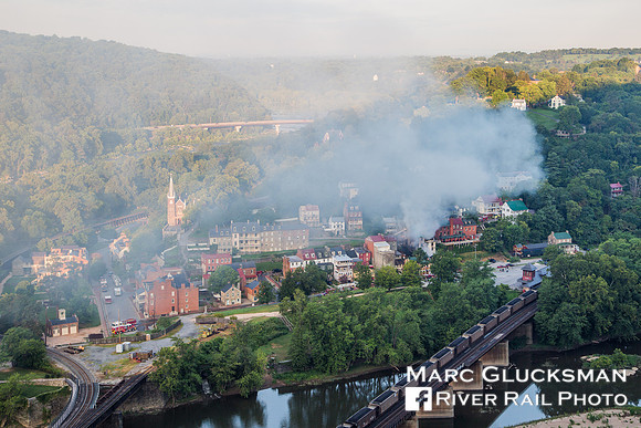 July 23, 2015 Harpers Ferry Fire, Harpers Ferry, West Virginia