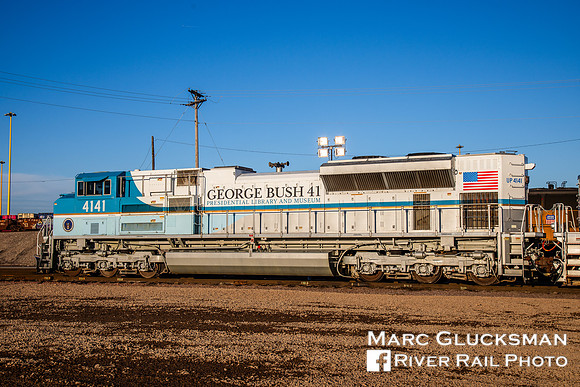 UP 4141 (George Bush 41), Proviso, Illinois