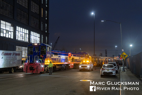 NYNJ Rail, with NYCT R-32s, Brooklyn, New York