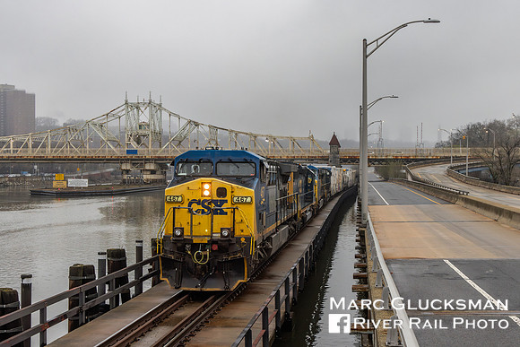 CSX M701 CSX 467, 155 Street Bridge, Bronx, New York