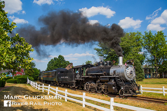 Black River & Western Railroad, BRW 60, Flemington, New Jersey