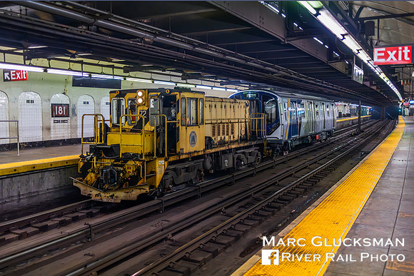 MTA NYCT Subway R-211A Single Car Delivery, NYCT D72, 181 Street, New York, New York
