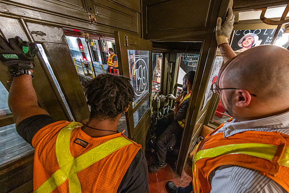 NYCT 1404, Transit Museum, Court Street Station, Brooklyn, New York