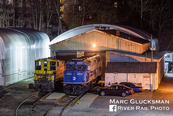 Morristown & Erie Railway 20, MNCW 4908,  Morristown, NJ