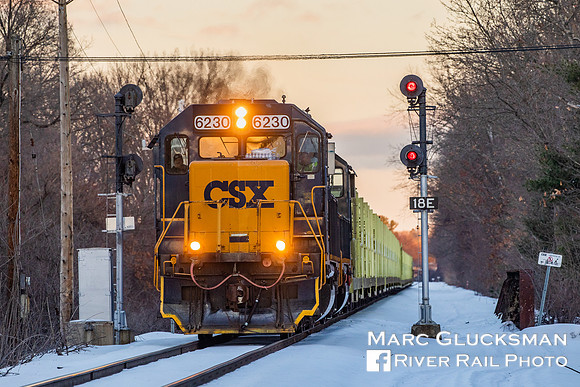 CSX B761 CSXT 6234 6230, Rotterdam, New York