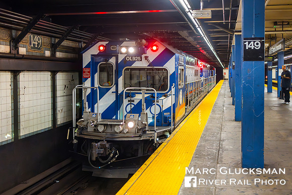 MTA NYCT Subway, R-156 OL925 R-255 HL002, 149 St-Grand Concourse, Bronx, NY
