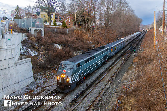 MTA Metro-North Railroad, MNR Holiday Train, MNCW 211, Brewster, NY