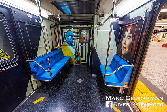 MTA NYCT Subway, Beetlejuice Wrap, Grand Central Shuttle
