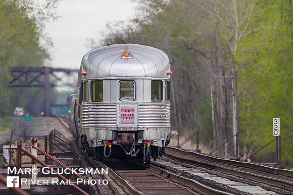 Webb Rail former New York Central car "Babbling Brook" at Savannah, NY