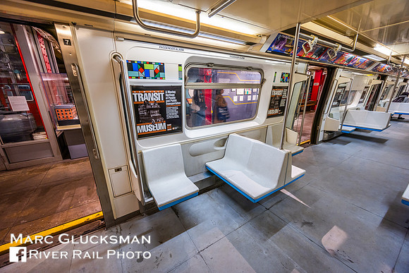 Bombardier R110B in the NYTM, Court Street Station, Brooklyn, New York
