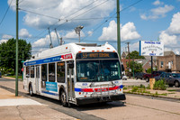 SEPTA 805, Trackless Trolley, Alma-Bleigh, Philadelphia, Pennsylvania