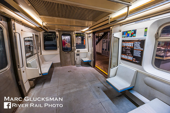 Bombardier R110B in the NYTM, Court Street Station, Brooklyn, New York