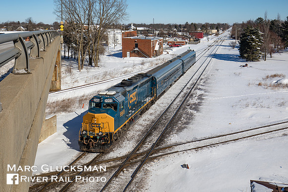 CSX Geometry Train, Crestline, Ohio