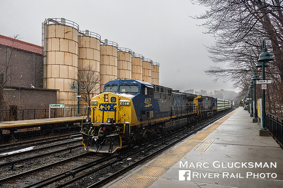 CSX M701, CSXT 467, Ludlow, Yonkers, New York