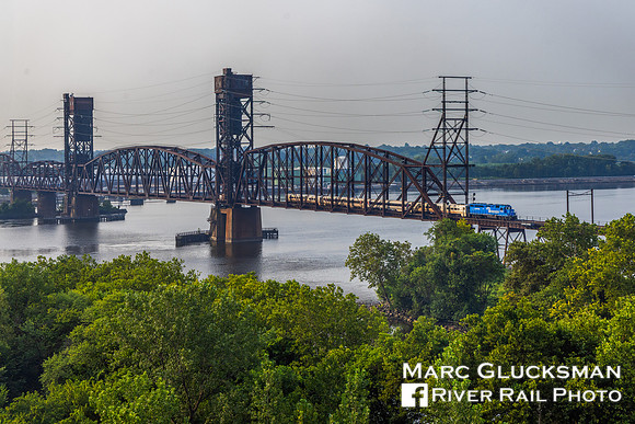 NJT Atlantic City Line, NJTR 4208, Delair Bridge, Philadelphia, Pennsylvania