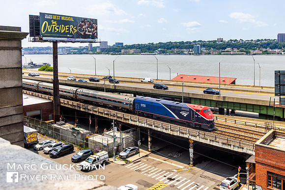 Amtrak Train 233, AMTK 9700, New York, New York