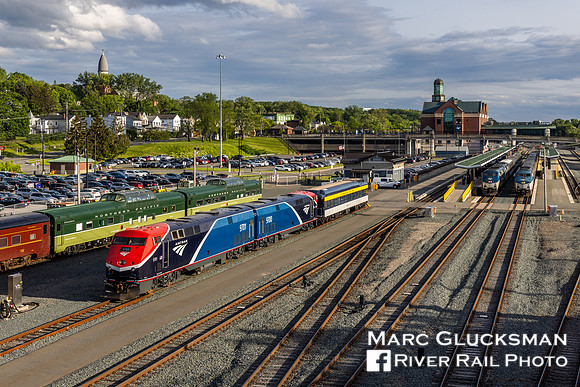 Amtrak P42Cs 9701 & 9700, Albany-Rensselaer, New York