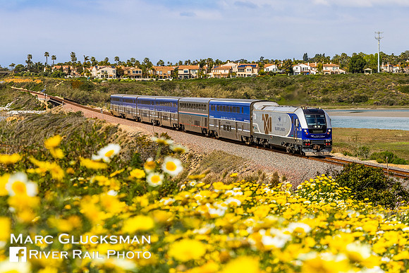 Amtrak Train 580 CDTX 2109, Carlsbad, California