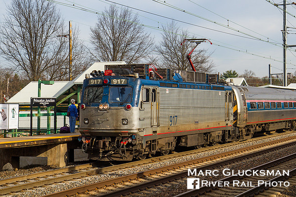Amtrak AMTK 917, Princeton Junction, New Jersey