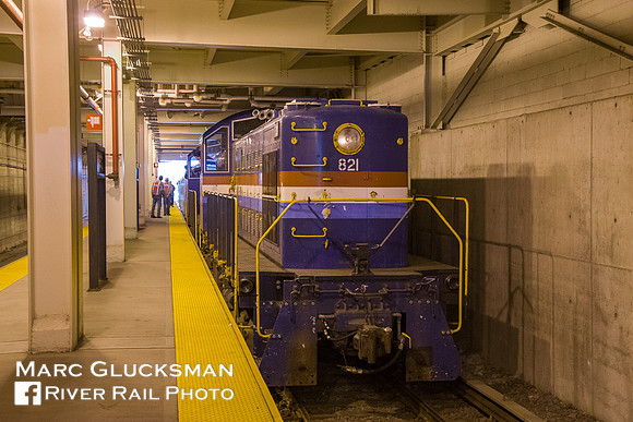 MTA Staten Island Railway 821 (Alco S2), Ballpark, Staten Island, New York