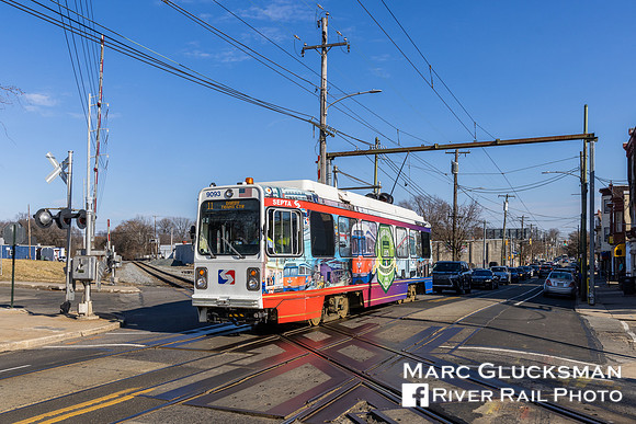 SEPTA SPAX 9093, Main-6, CSX Crossing, Philadelphia, Pennsylvania