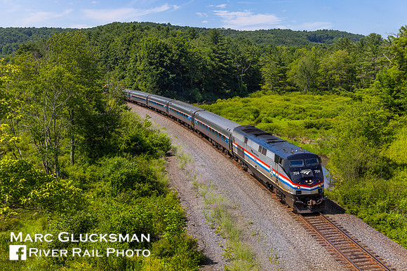 Amtrak 1233 "Berkshire Flyer", Canaan, New York