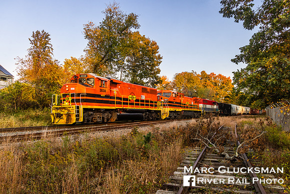 G&W NECR Train 608, NECR 3038, Willimatic, Connecticut