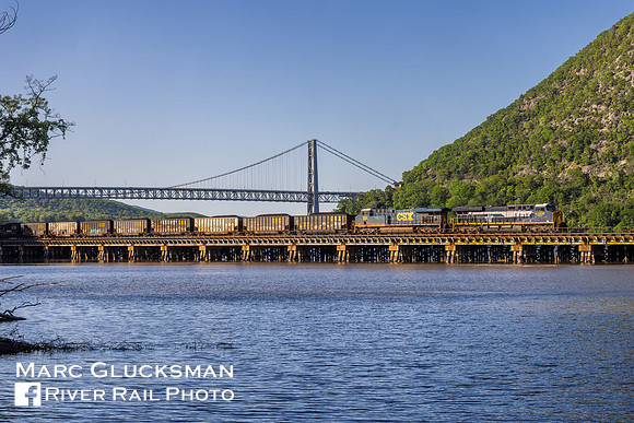 CSX C733, CSXT 1836 (RFP Heritage), Doodletown Bight, Bear Mountain, New York