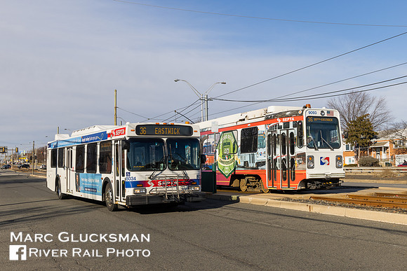 SEPTA SPAX 9093, Island-80, Philadelphia, Pennsylvania