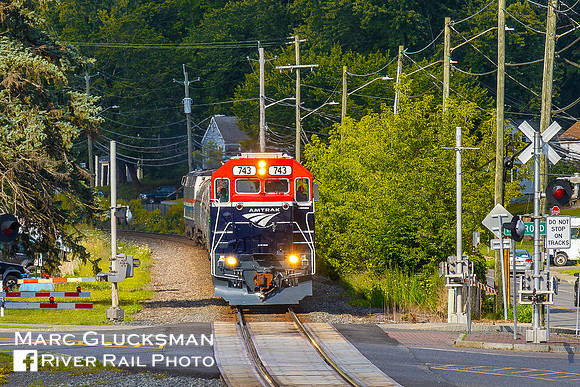 Amtrak 1246 "Berkshire Flyer" AMTK 743, Chatham, New York